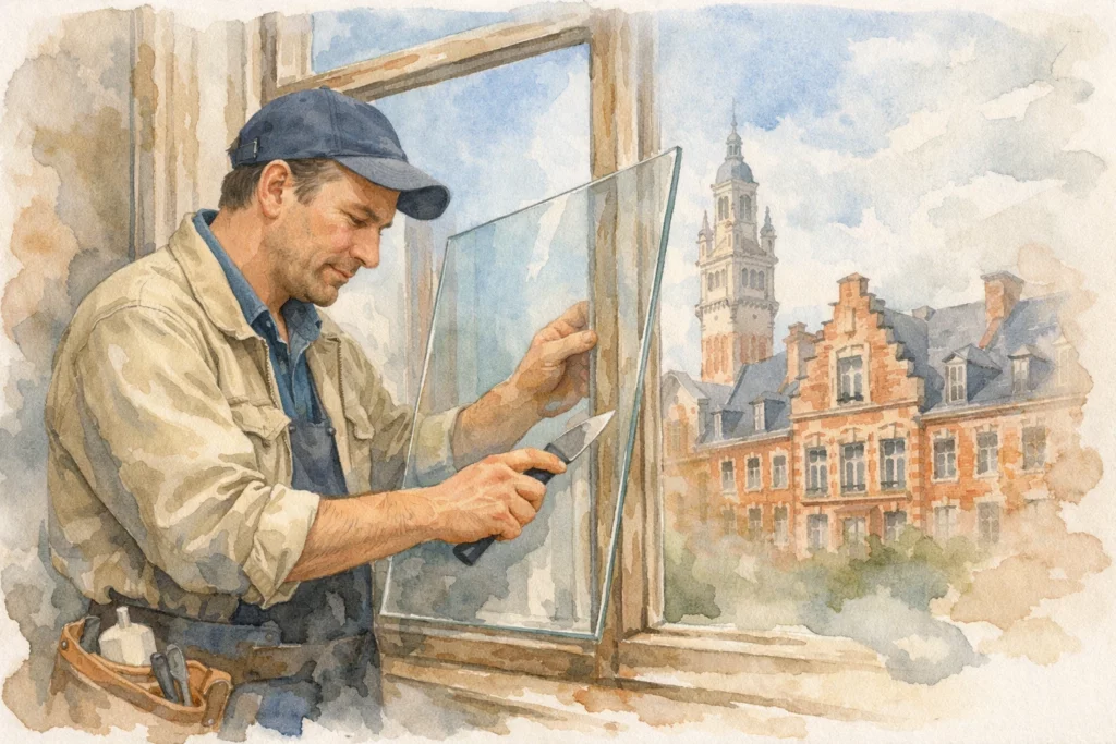 Artisan vitrier agréé assurance lille, trouvez le bon professionnel en 2026
