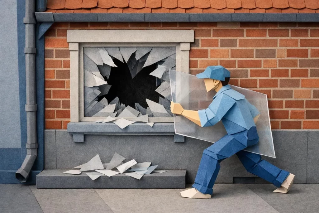 Vitrier 59100 urgence, intervention rapide Roubaix