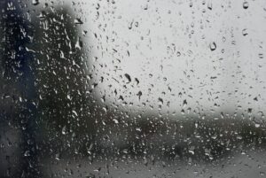raindrops on a window